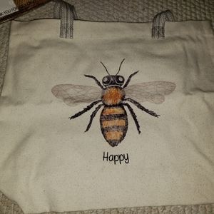 Statement Cavas Shopper Bag